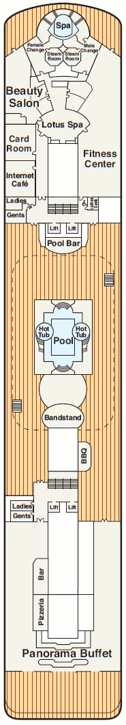 Pacific Princess - Deck Nine